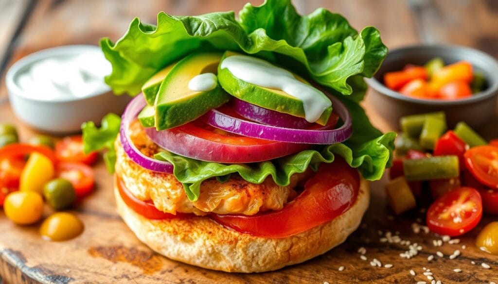 canned salmon burger toppings,canned fish burger