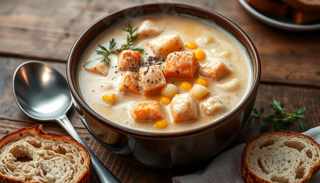 canned salmon chowder