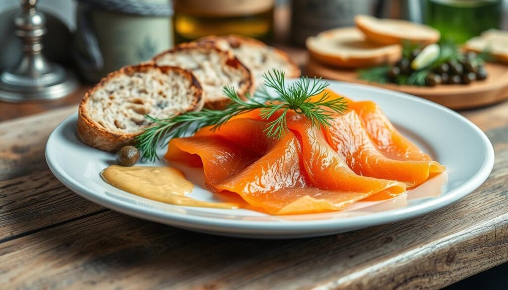 gravlax smoked salmon