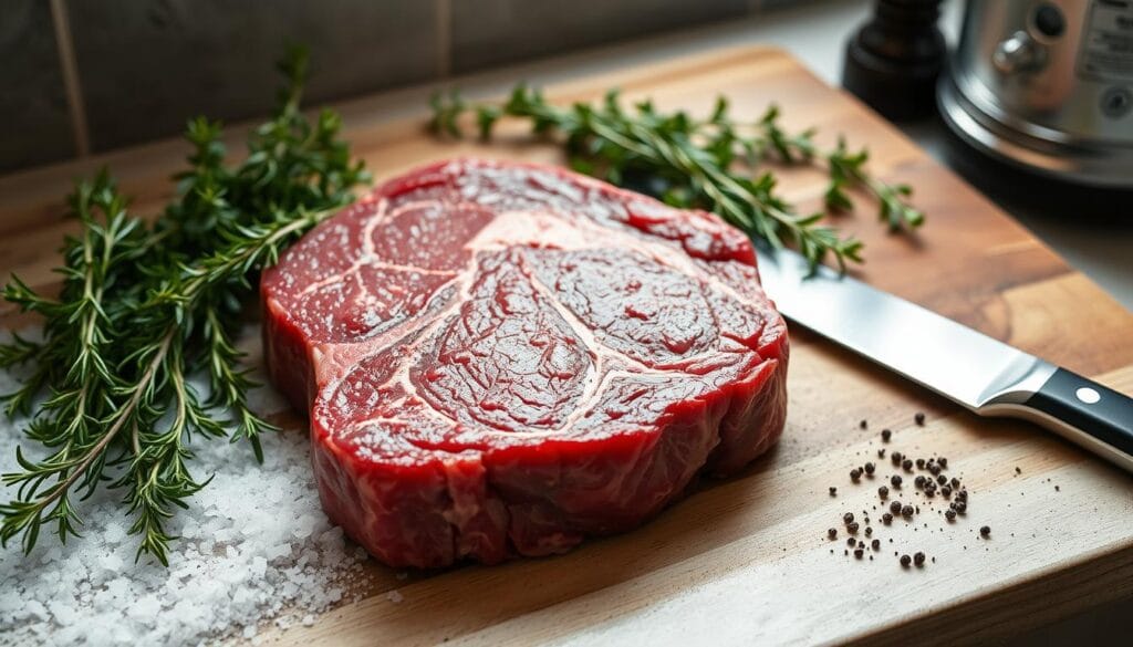 round steak preparation