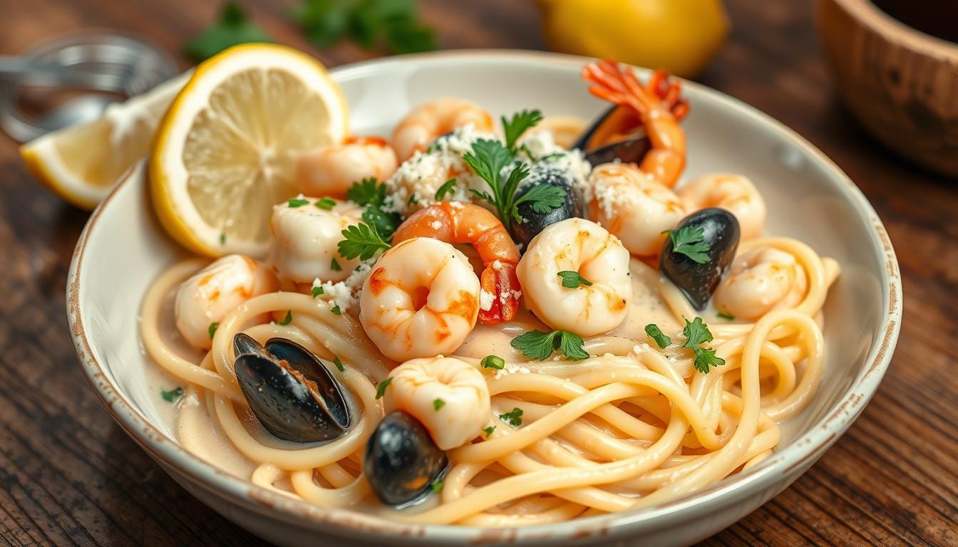 Creamy Seafood Pasta recipe