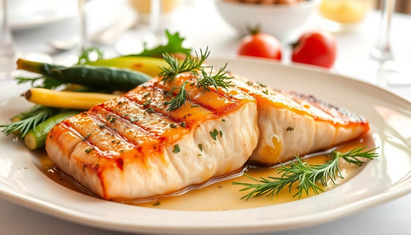 Elegant Grilled Salmon recipe