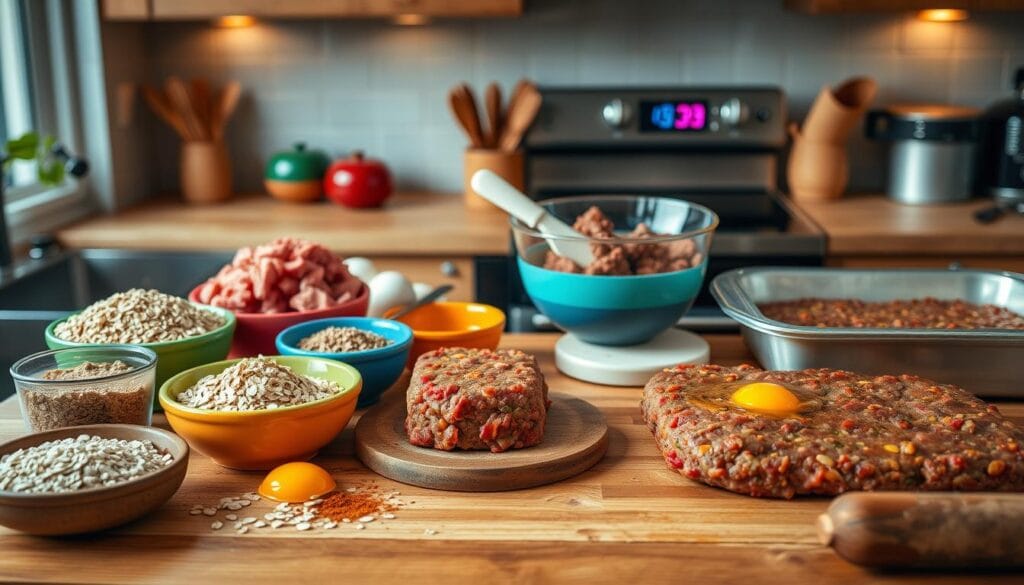 Meatloaf cooking instructions,comfort food, easy dinner, family meal, classic meatloaf, oatmeal meatloaf