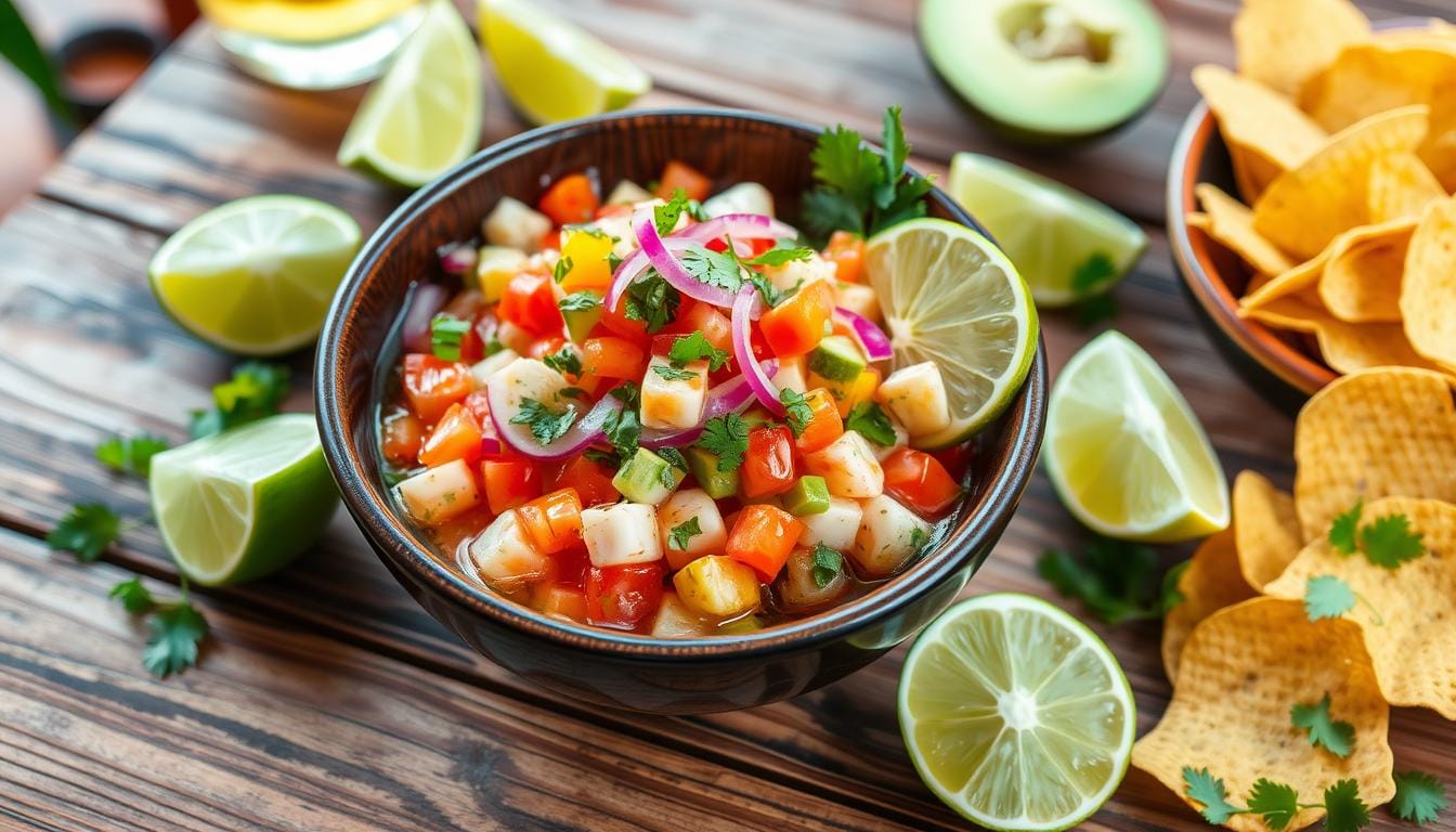 Zesty Lime Ceviche recipe