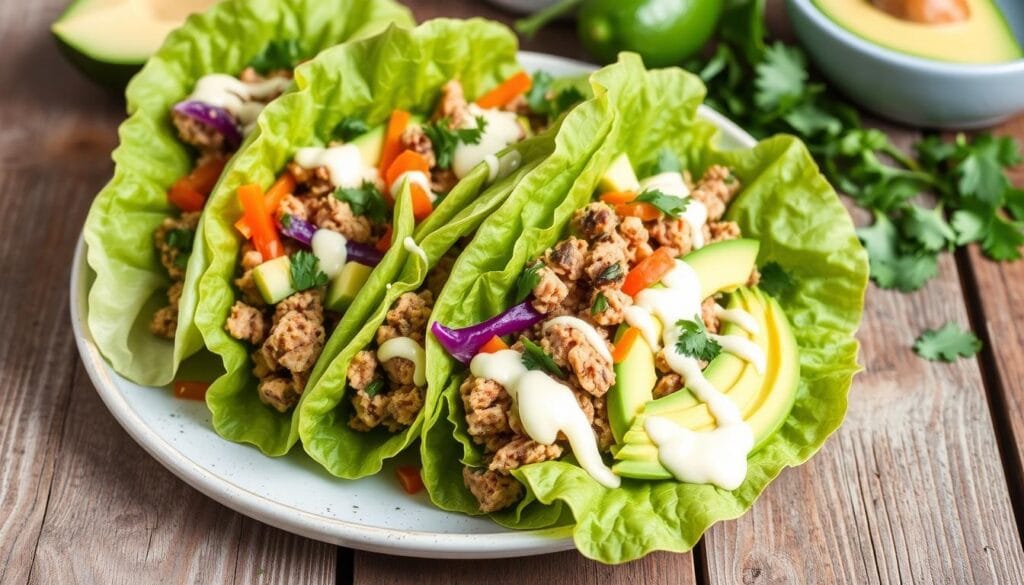 keto-friendly lettuce wraps