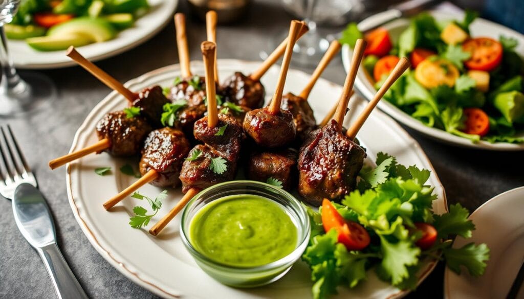 lamb lollipop appetizer