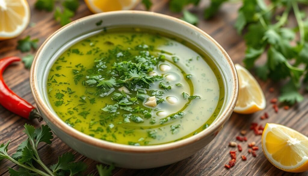 parsley-vinegar sauce