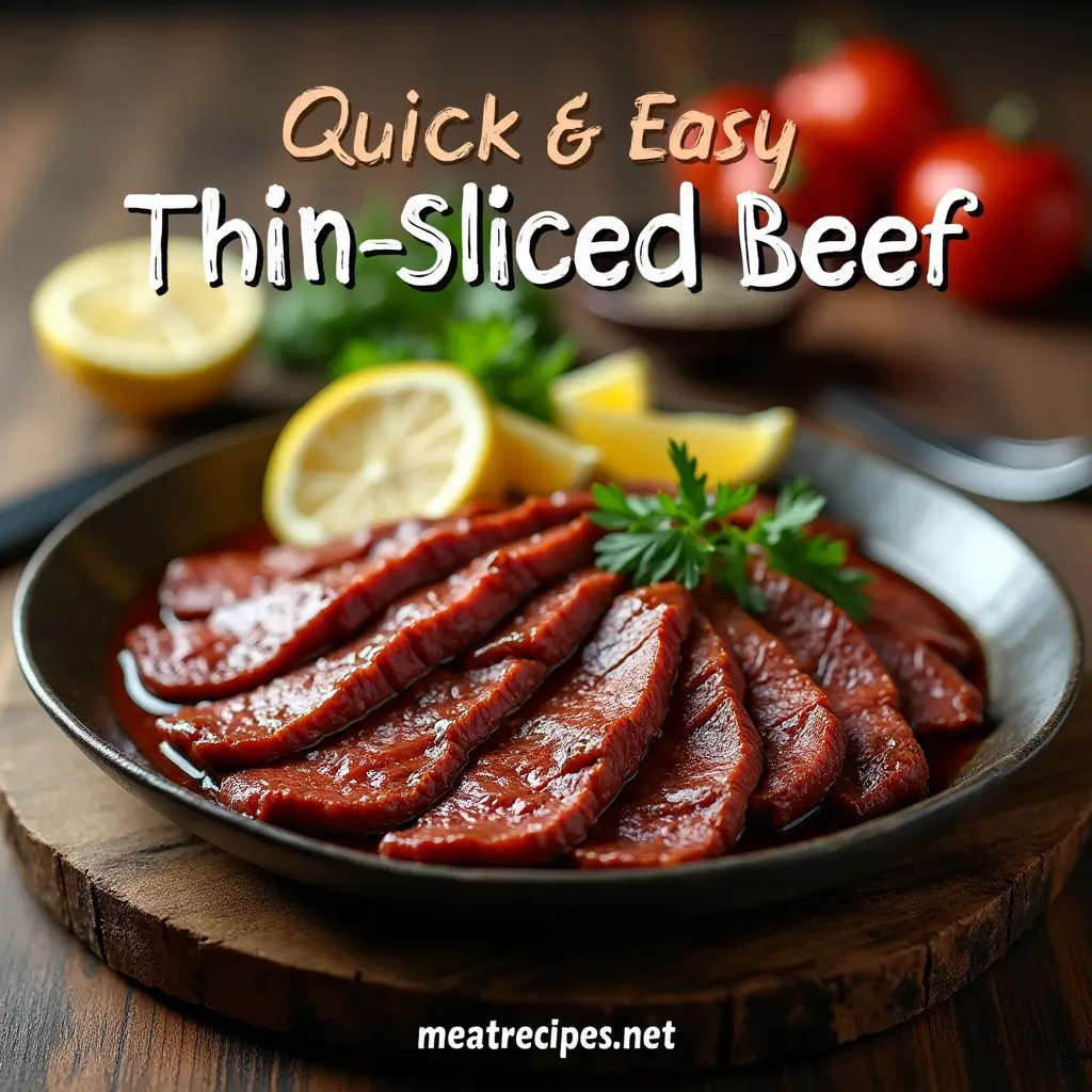 thin-sliced beef recipes