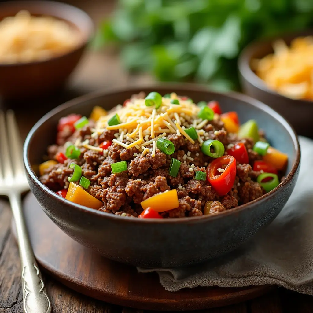 Ground Beef Bowl,