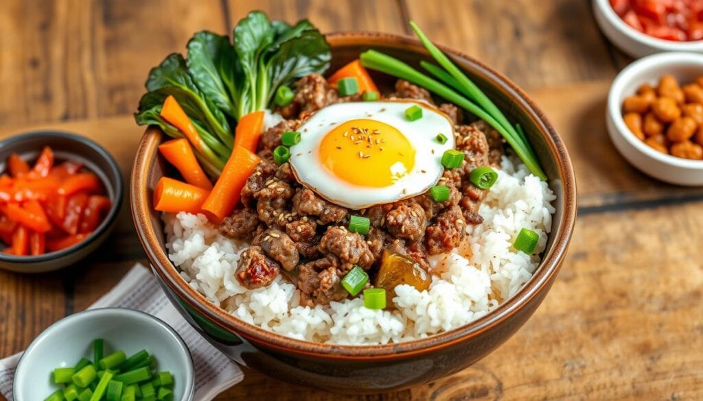 Korean Ground Beef Bowl