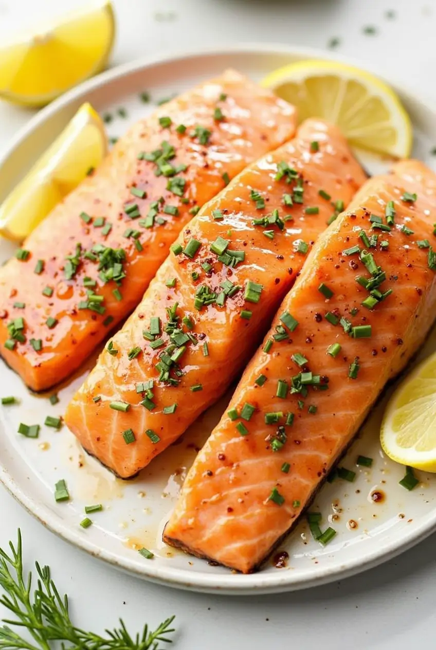 Honey Garlic Glazed Salmon