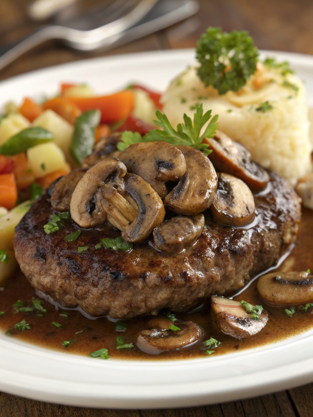 Salisbury Steak with Mushrooms