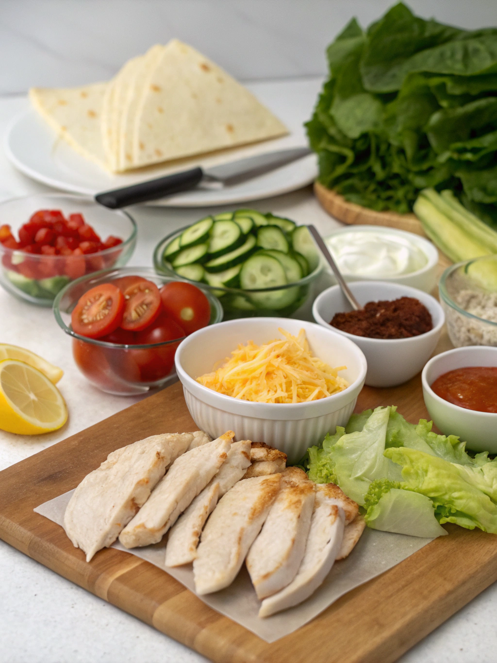 Chicken wrap recipes