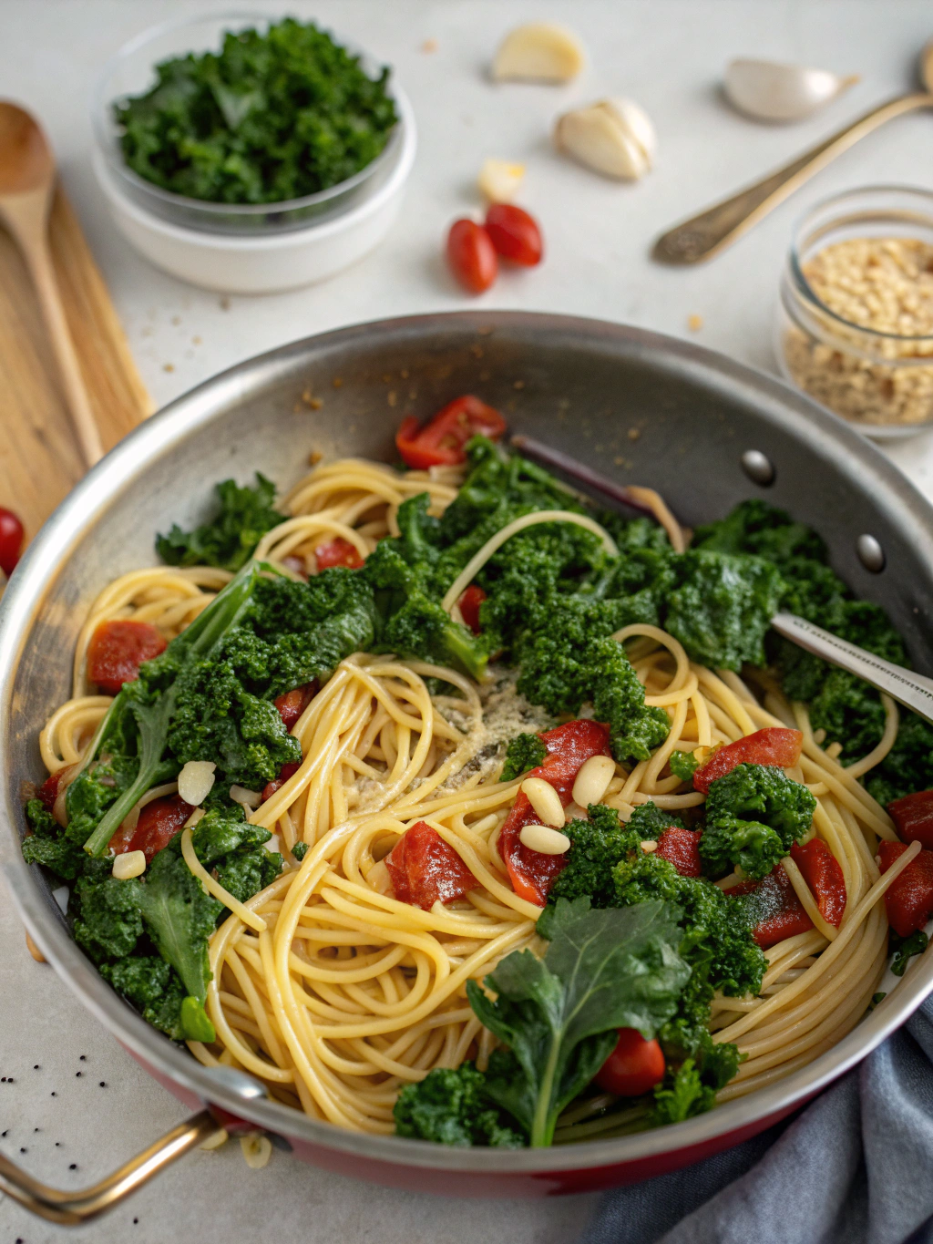 one-pot-spaghetti-with-kale